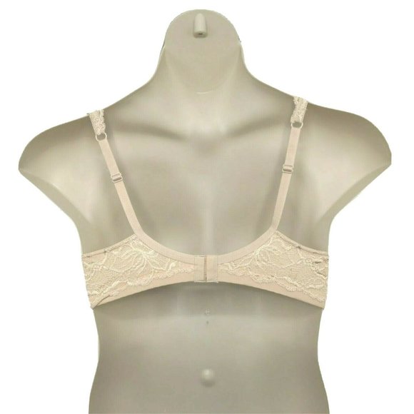 Bali Lace Desire Lightly Lined Underwire Full Coverage Bra Style 6543 Size 34C - Picture 5 of 12